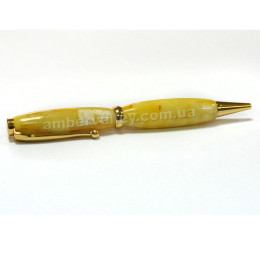 Ручка из янтаря P004
